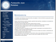 Tablet Screenshot of fundacionjuanrioseras.org